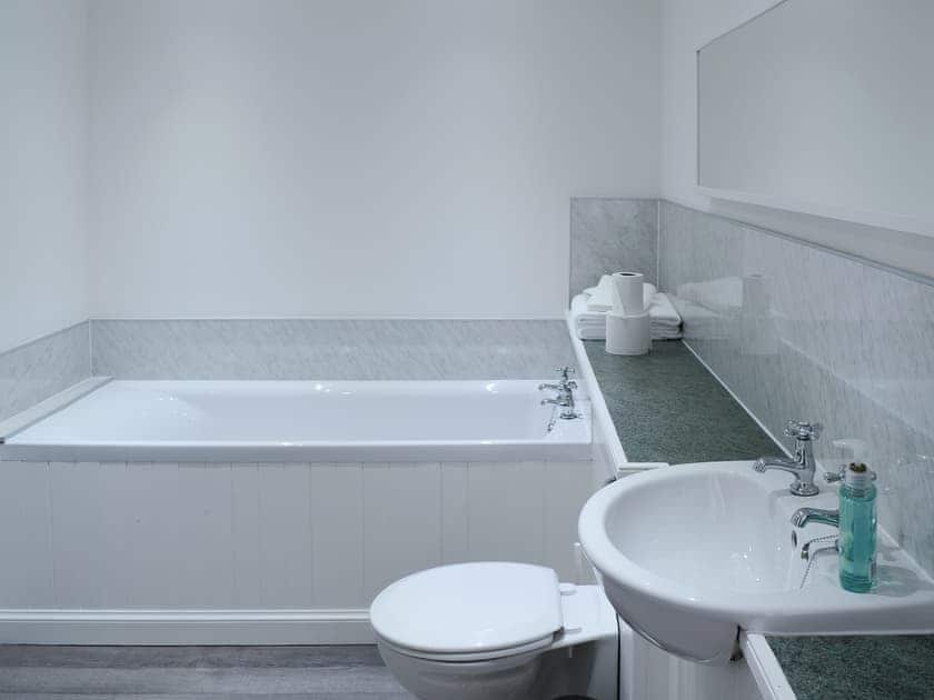 Relax in the lovely bath | The Cottage - Rispond Estate, Rispond, near Durness