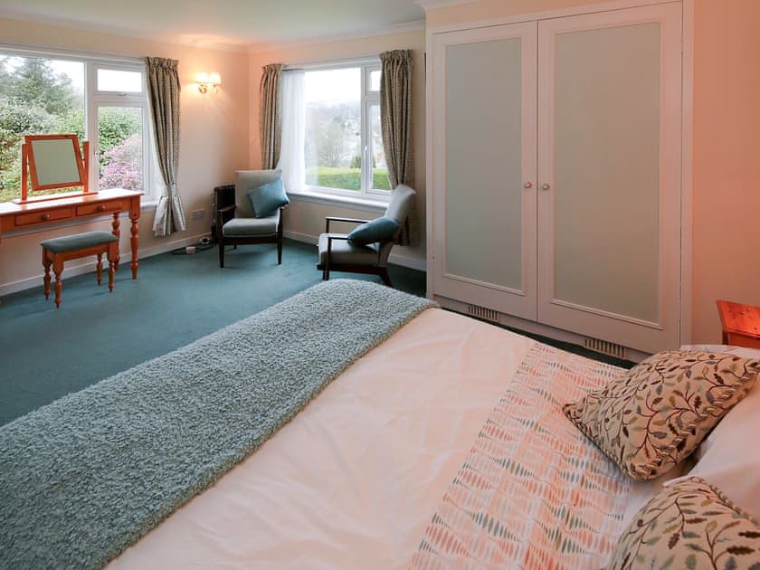 Ground floor double bedroom with en-suite  | Mountain Cross, Gatehouse of Fleet, Kirkcudbright