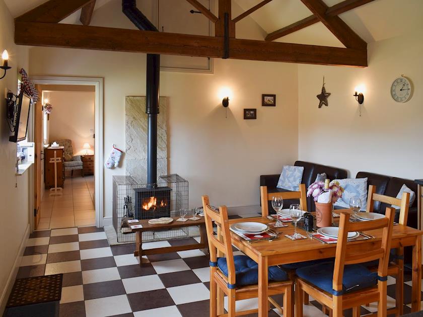 Living and dining area | Rupert’s Stable - Cleveland View Cottages, Easby Grange, near Great Ayton