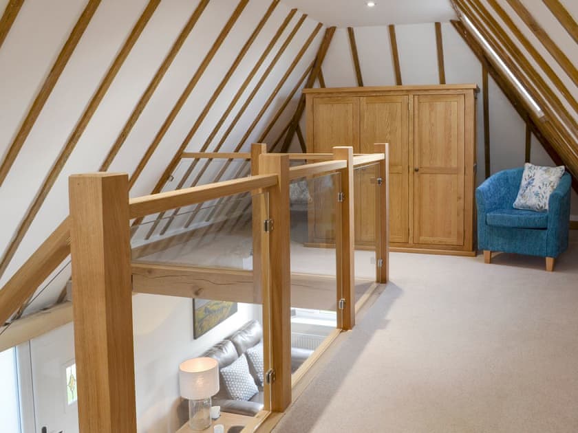 Dressing area on mezzanine | Pickdick Stable, Brede, near Rye