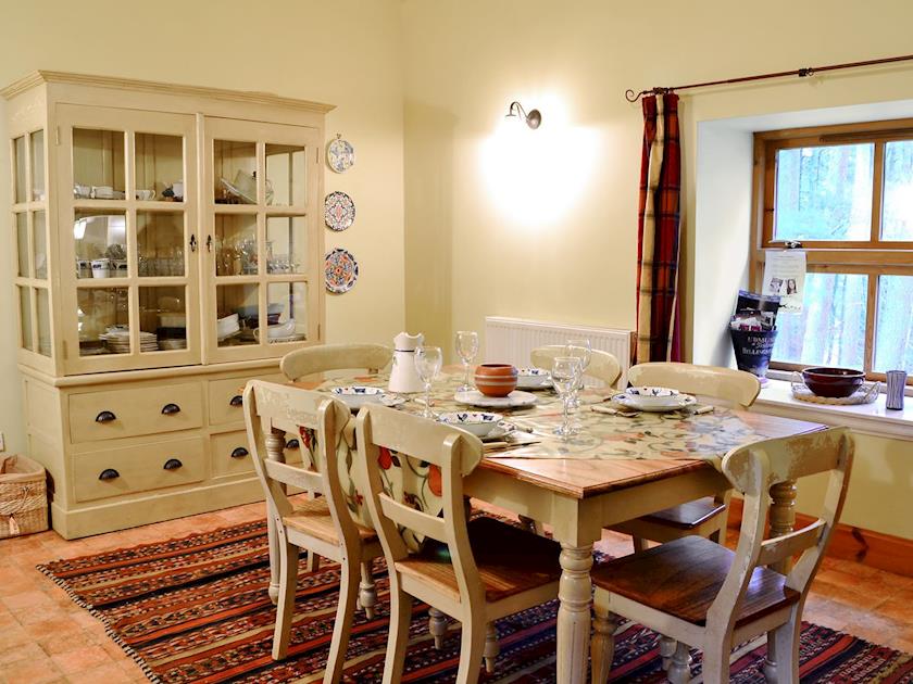Spacious kitchen/ dining room with character | The Granary, Lanton, near Jedburgh