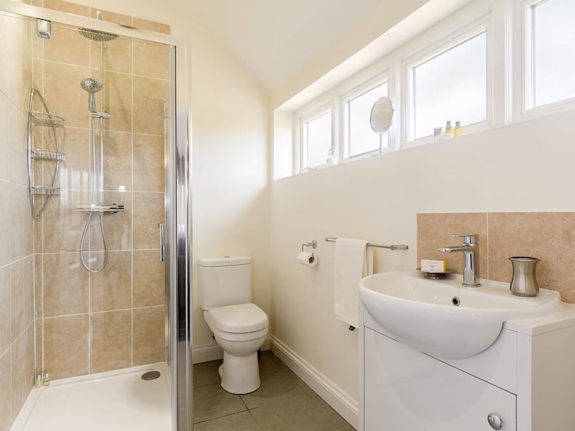 Wonderful en-suite shower room | The Old Dairy, Cam, near Dursley