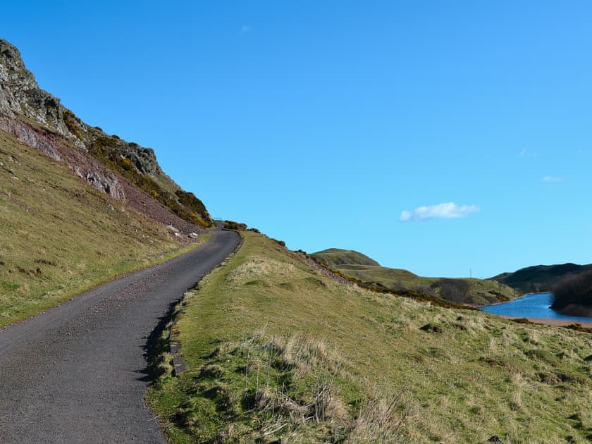 Long and winding road up to the cottage and St Abbs’ Head | St Abbs - Lightkeepers Cottage - St Abbs Lighthouse Cottages, St Abbs Head