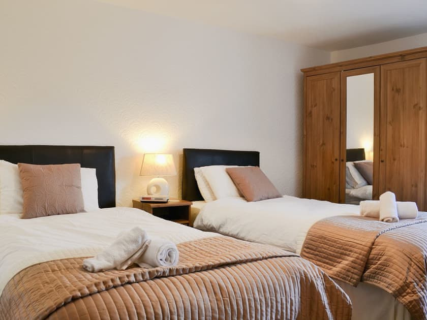 Comfy twin bedroom | River View, Frosterley