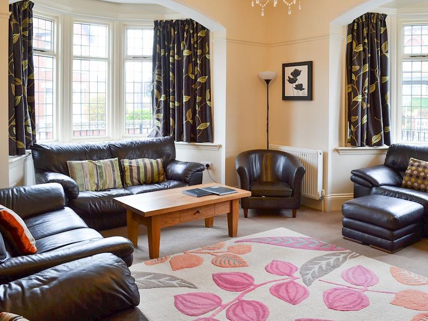 Large bay-windowed living room | Bay House, Filey