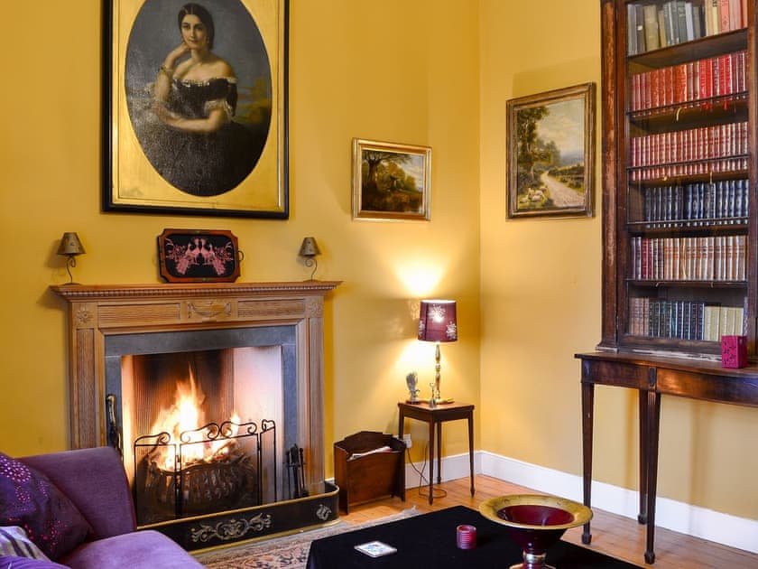 Living room with lots of character | Lochside Garden House - Lochside, Town Yetholm, near Kelso