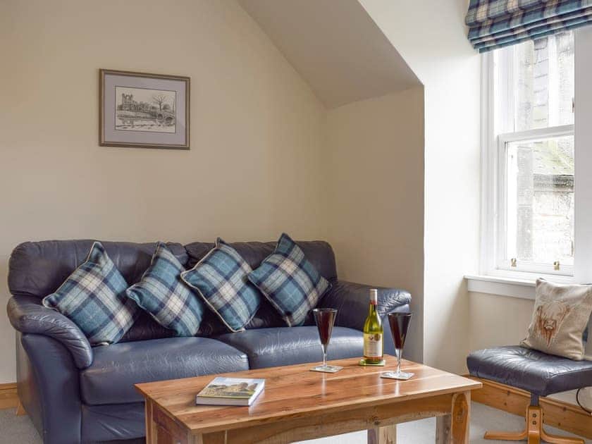 Comfy seating within living room | Sandhaven, Culross, near Dunfermline