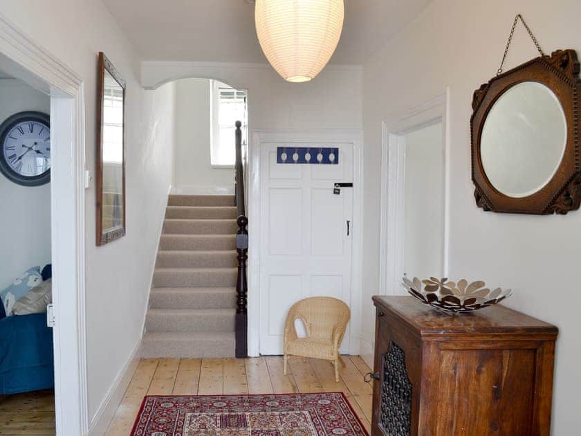 Welcoming hallway | Penwig Isaf, New Quay