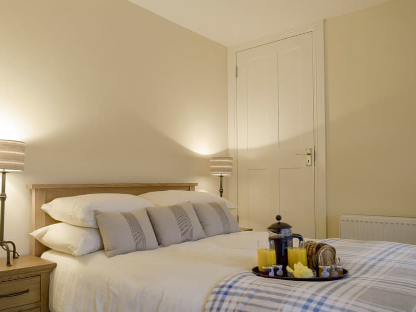 Comfortable double bedroom | Nether Cottage - Nether Kinneddar Lodge Cottages, Saline, near Dunfermline