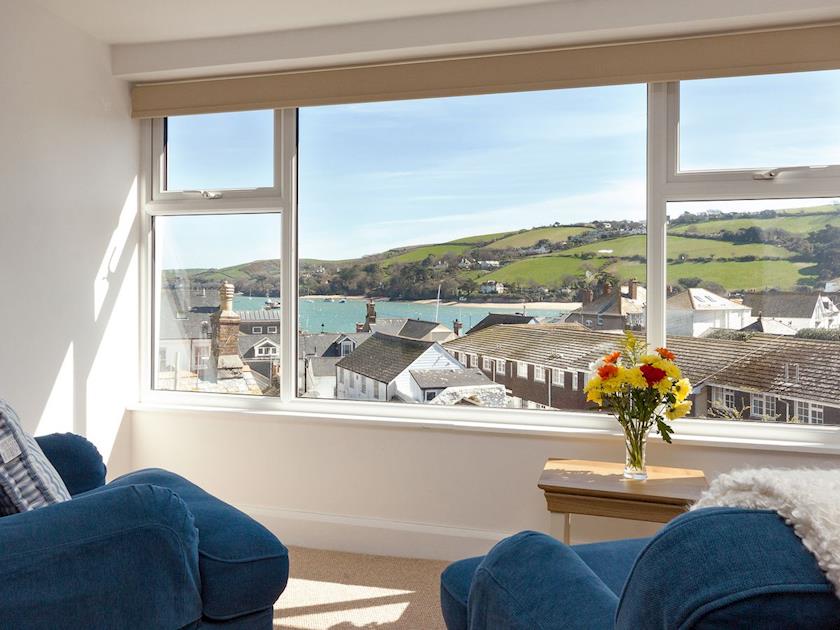 Wonderful views from the upstairs living room | Sandcastle, Salcombe
