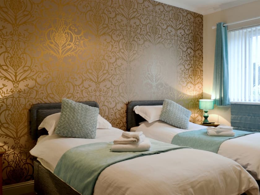 Well presented twin bedroom | Park View Cottage, Stranraer