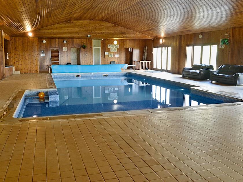 Large indoor heated swimming pool | Sherrill Farm Holiday Cottages, Dunterton, near Tavistock