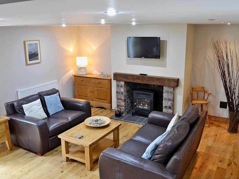 Elegantly decorated living area | Aden Barn, Allonby, near Silloth