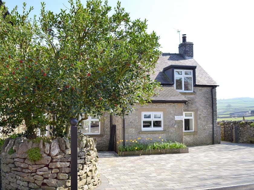 Exterior and parking | Manor Cottage, Wardlow, near Buxton