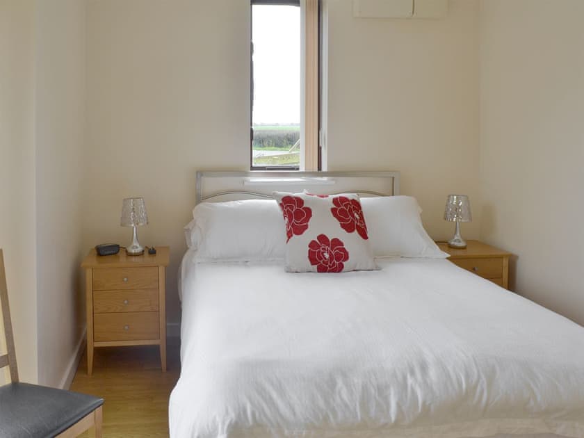 Relaxing second double bedroom | Bramley Cottage, Lympsham, near Weston-super-Mare