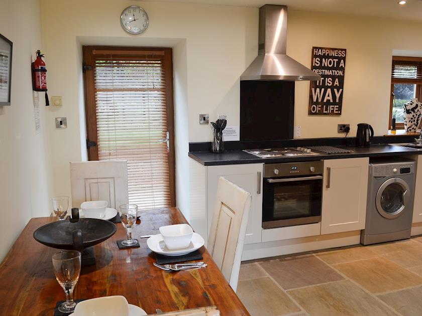 Kitchen with dining area | Mia Cottage - Buckley Green Bottom Farm, Buckley Green, near Haworth