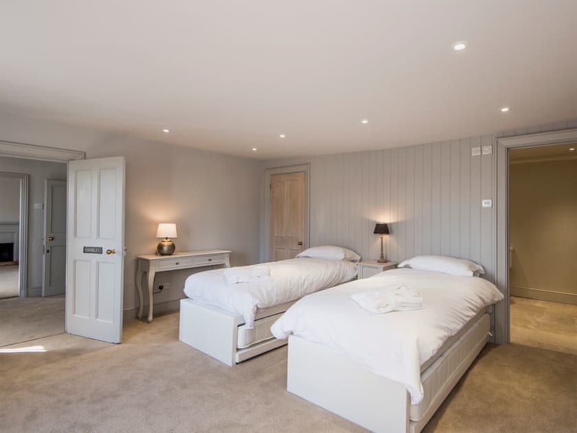 Twin bedroom | The Manor House, Syderstone, near Fakenham