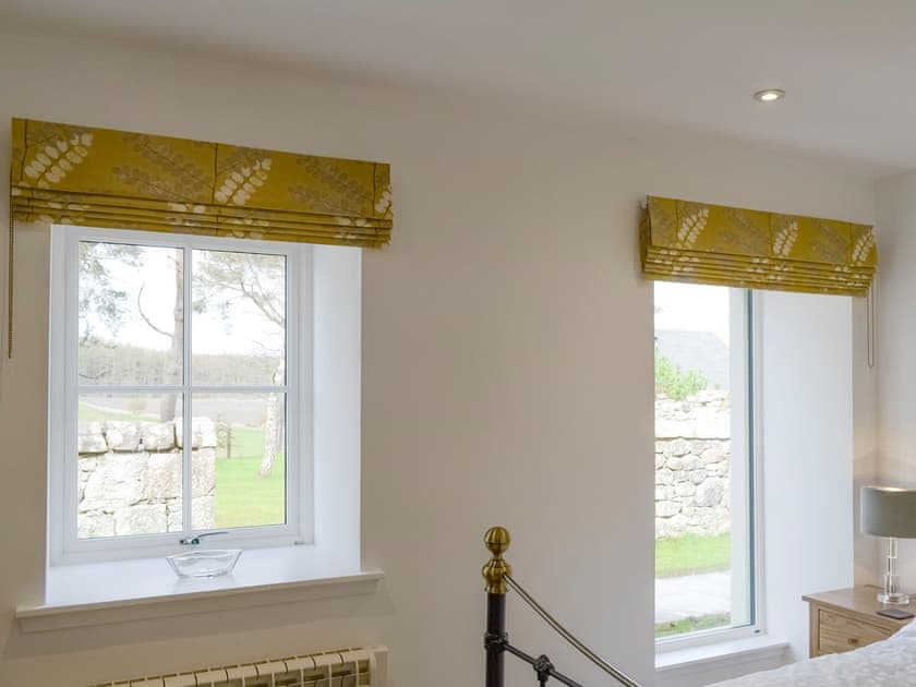Lovely rural views from the bedroom windows | The Barn, Kildary, near Tain