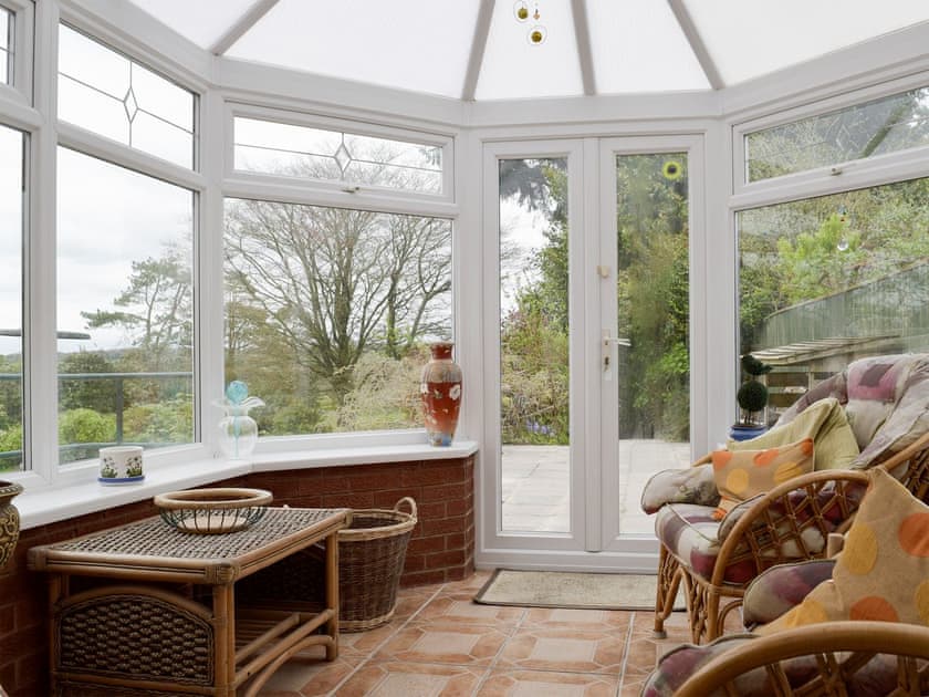 Conservatory accessed from living room | Green Haven, Narberth