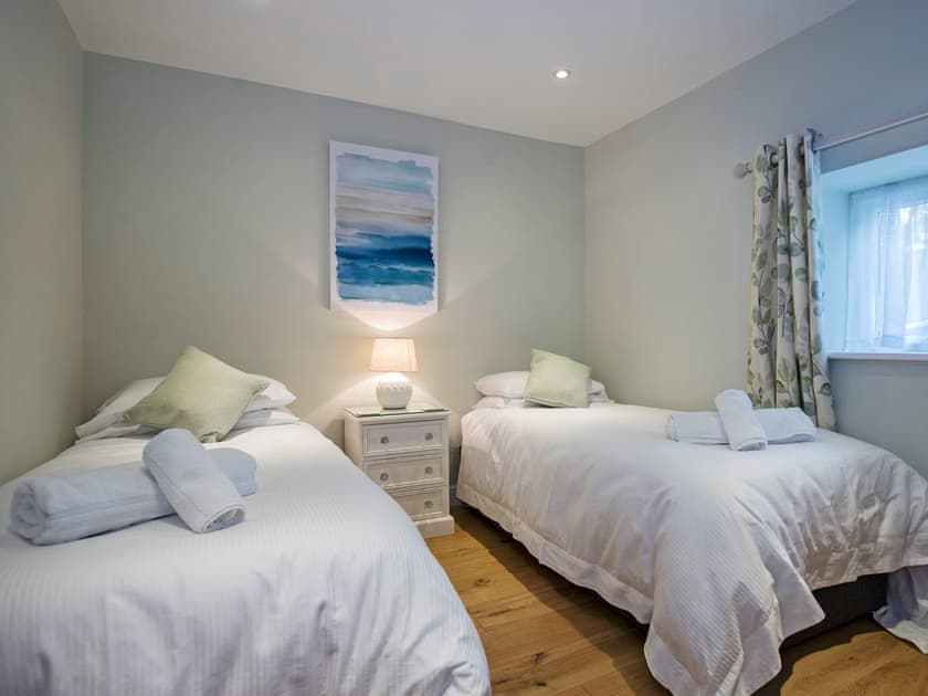 Comfortable twin bedroom | The Stables, Aisby, near Grantham