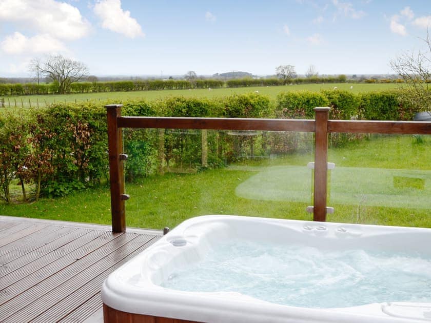 Hot Tub | Pheasant Lodge, Longtown, near Carlisle