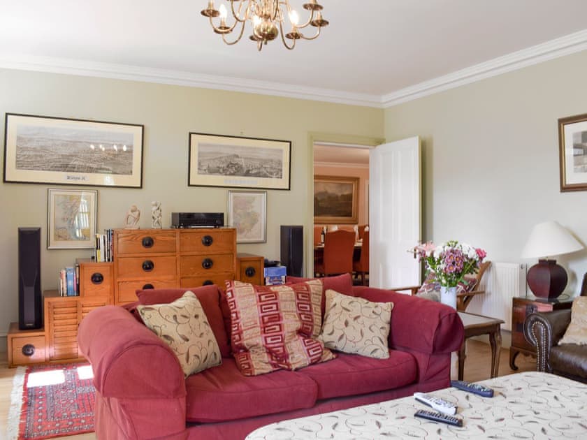 Stylish living room | The Stables, Pitcairlie, near St Andrews