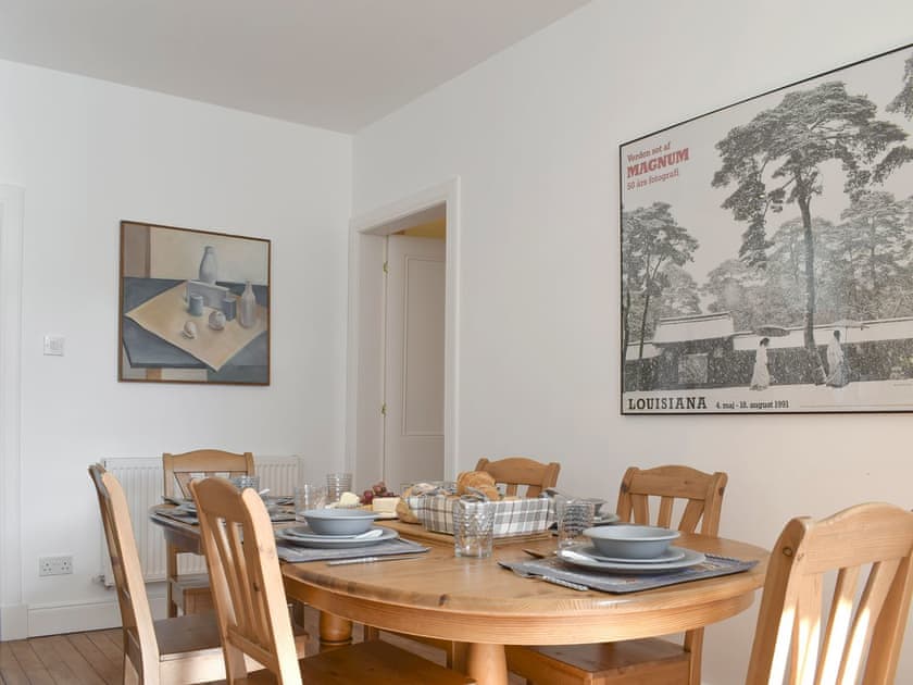 Informal dining area within kitchen | The Stables, Pitcairlie, near St Andrews