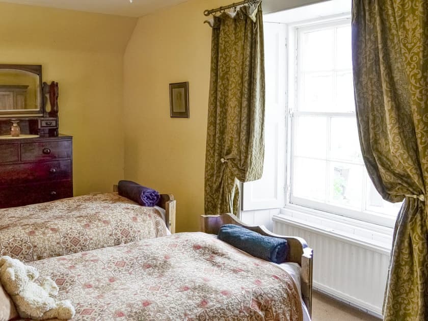 Twin bedroom | Lochside Garden House - Lochside, Town Yetholm, near Kelso