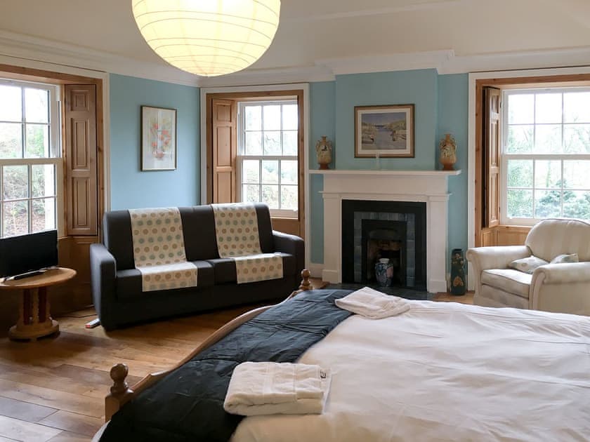 Light and airy double bedroom | The Moat House, Annan