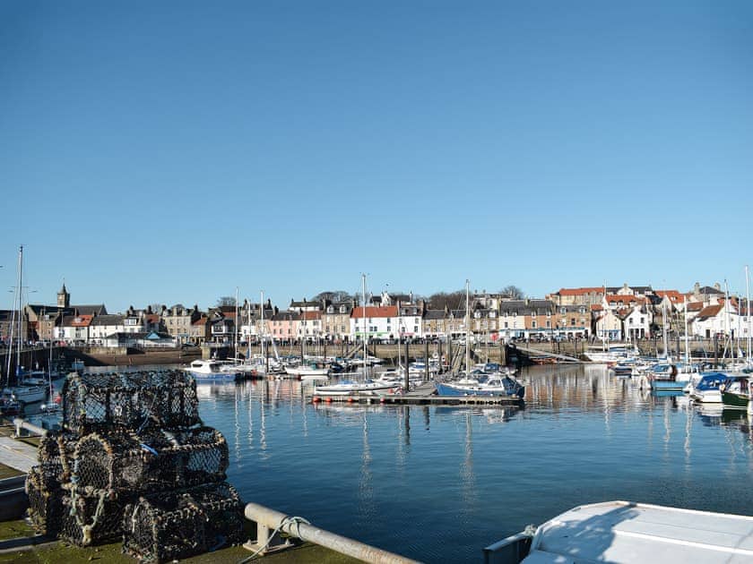 The pretty fishing harbour of Anstruther