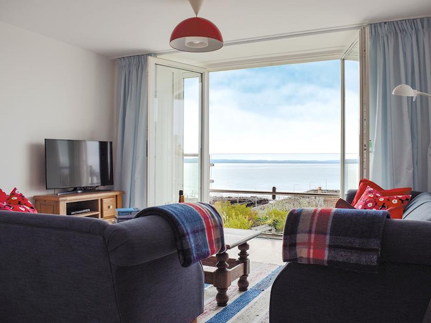 Delightful living area with fantastic sea views | Seaforth View, St Monans, near Anstruther