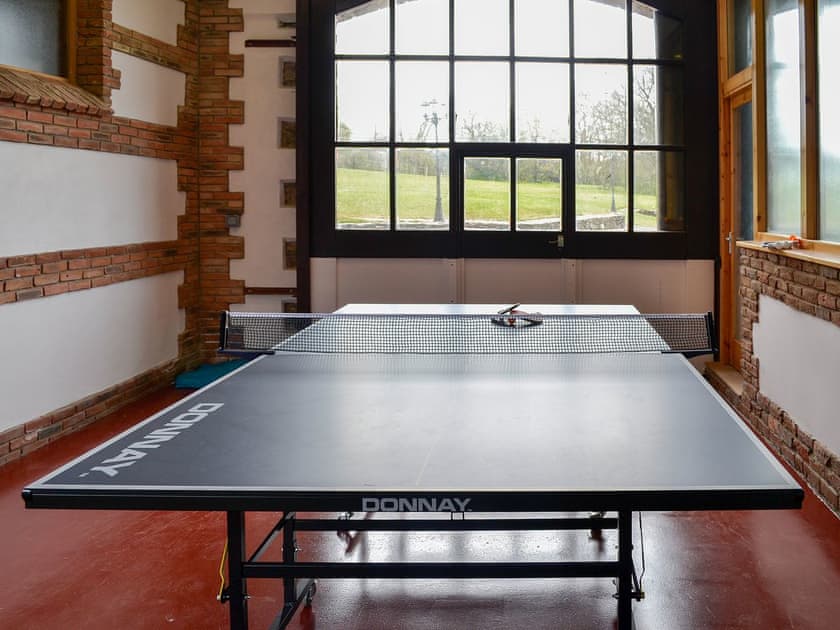 Games room with table tennis table | Bridge House - Lower North Radworthy Cottages, Heasley Mill, near South Molton