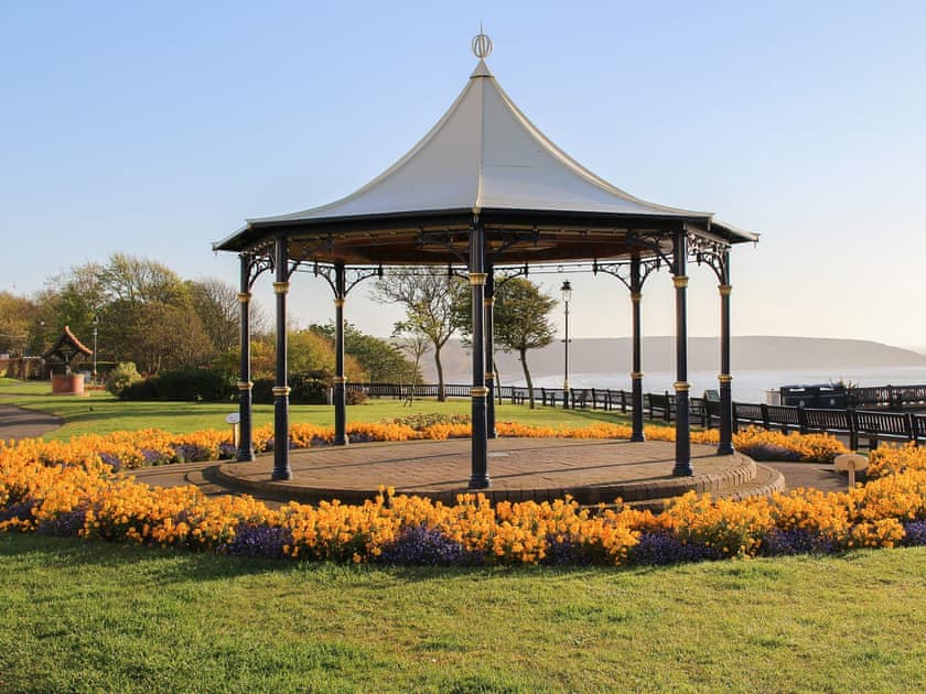 The park has a fine bandstand | The LandingsApartment 2, Filey