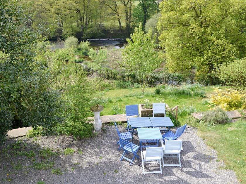 View of front garden from upstairs | Burnfoot of Cluden, Holywood, by Dumfries