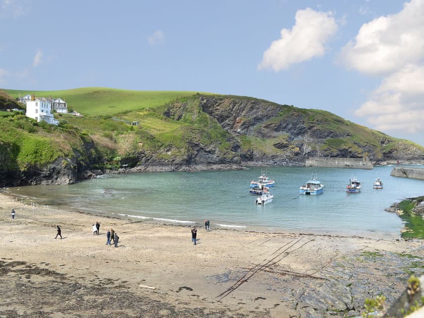 The picturesque harbour of Port Isaac