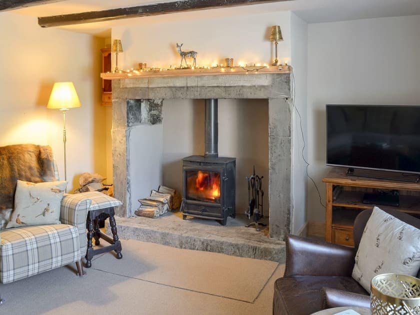Warm and cosy living room | West End Cottage, Whittingham, near Alnwick