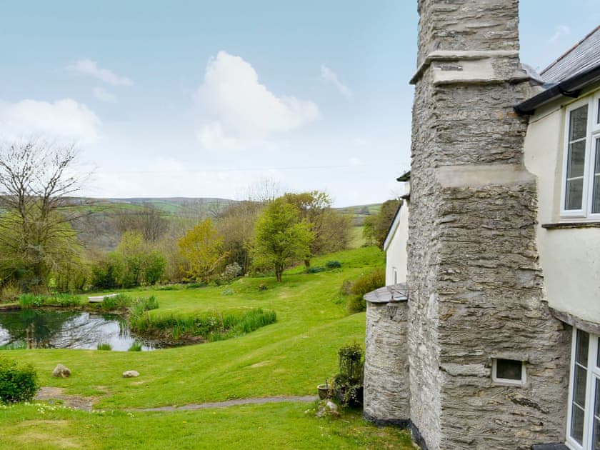 Large garden with furniture | North Huckham, Huckham, near Dulverton