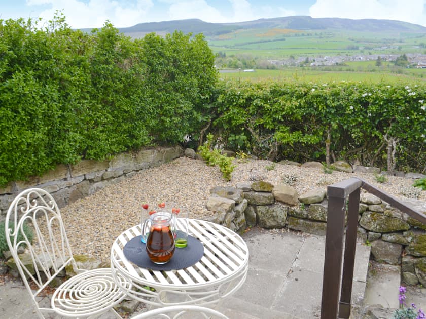 Delightful sitting out area | Ferncliffe Cottage, Thropton, near Morpeth