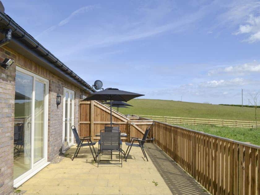 Typical enclosed patio area | Bramble Cottage, Kestrel Cottage, Hazel Cottage - Durham Country Cottages, Haswell, near Durham