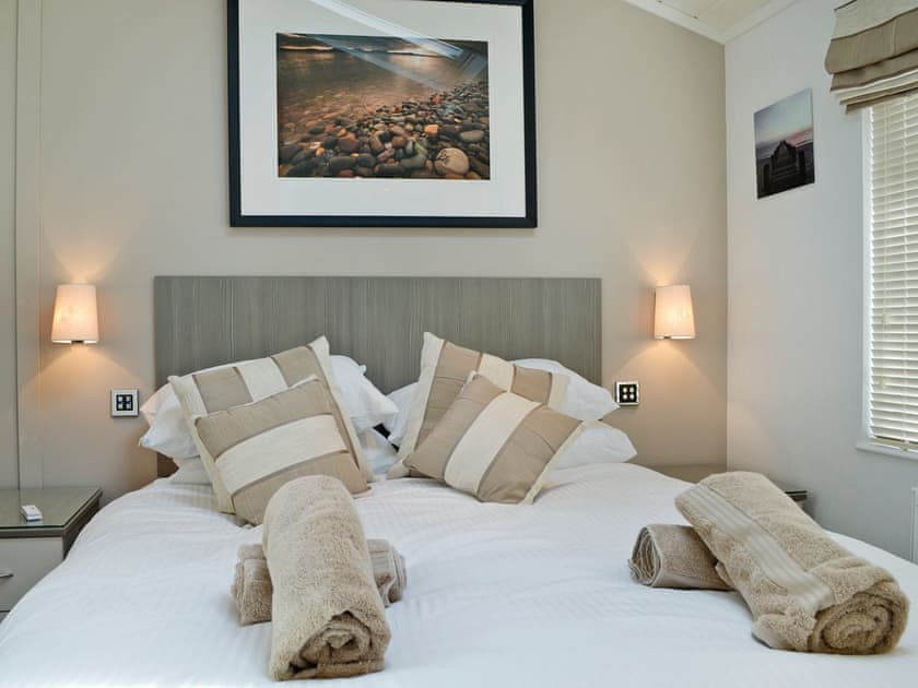 Beautifully decorated double bedroom with kingsize bed | Ysgubor FadogEin Yfory, Brynteg, near Benllech