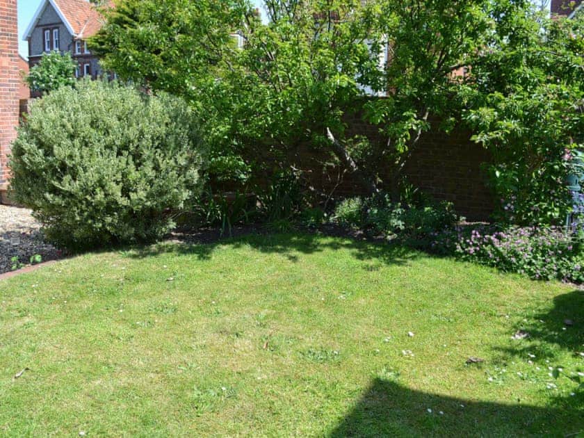 Lawned private garden | Three The Boulevard, Sheringham