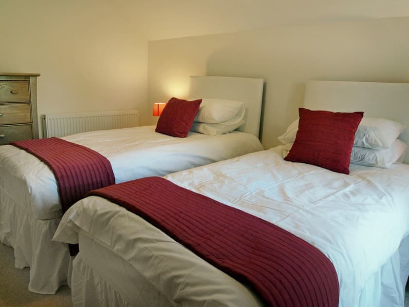 Comfortable twin bedroom | Fairview, Rockcliffe, near Dalbeattie