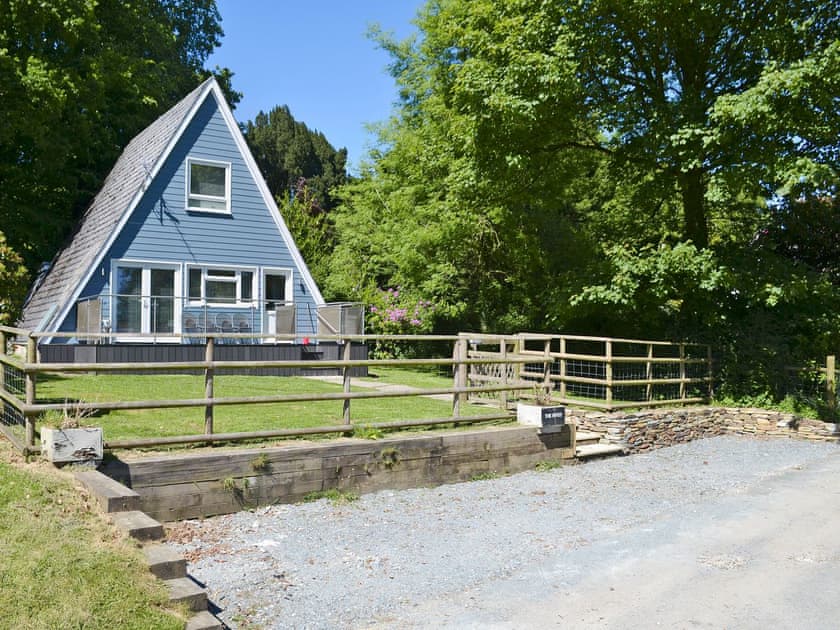 Private parking for 2 cars | Hives - At Berridon Lodges, Bradworthy, near Holsworthy