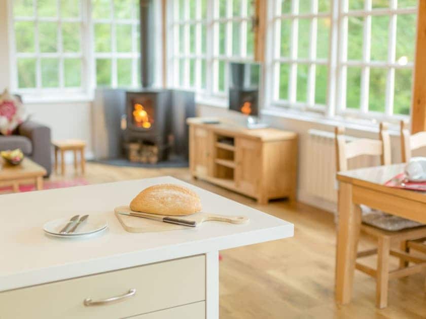 Well presented open plan living space | The Signal Box, Loddiswell Station, near Kingsbridge