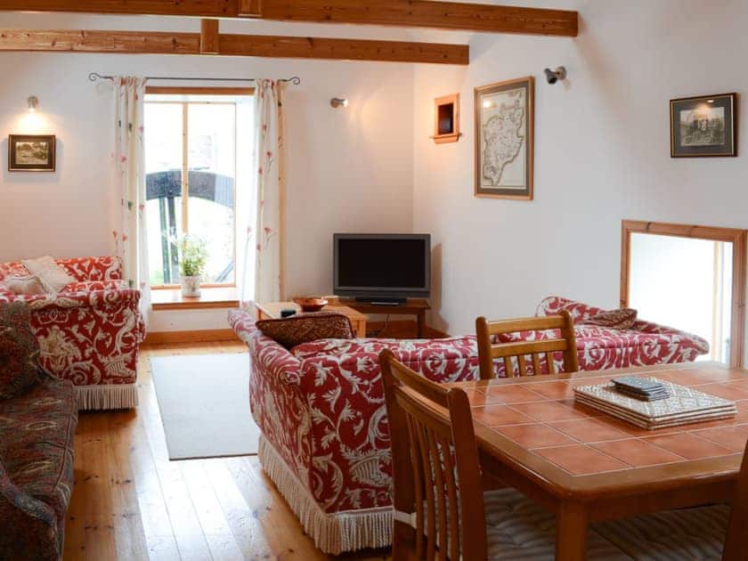 Beamed living space | Watermill Cottages, John O&rsquo; Groats - Mill Cottage - Watermill Cottages, John O&rsquo; Groats
