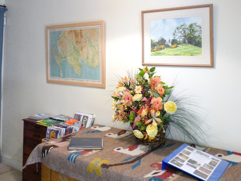 Spacious hallway in the centre of the house | Little Boreland, Gatehouse of Fleet