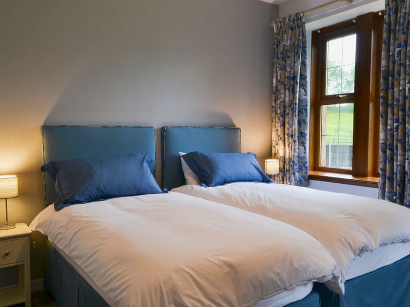 Twin bedroom | Perch Hall Cottage, Johnston Bridge, near Lockerbie