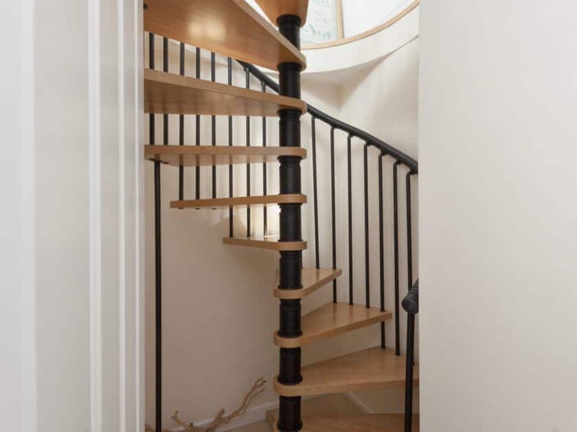 Spiral staircase to second floor | Church Street 17, Salcombe