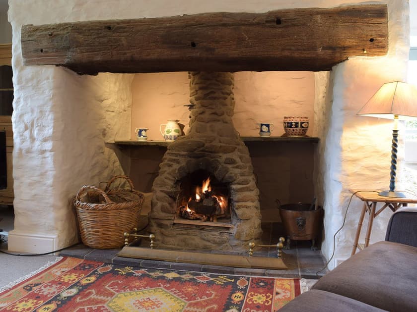 The warm and welcoming living room | Lordship FarmhousePottery, Wolfscastle, near Haverfordwest