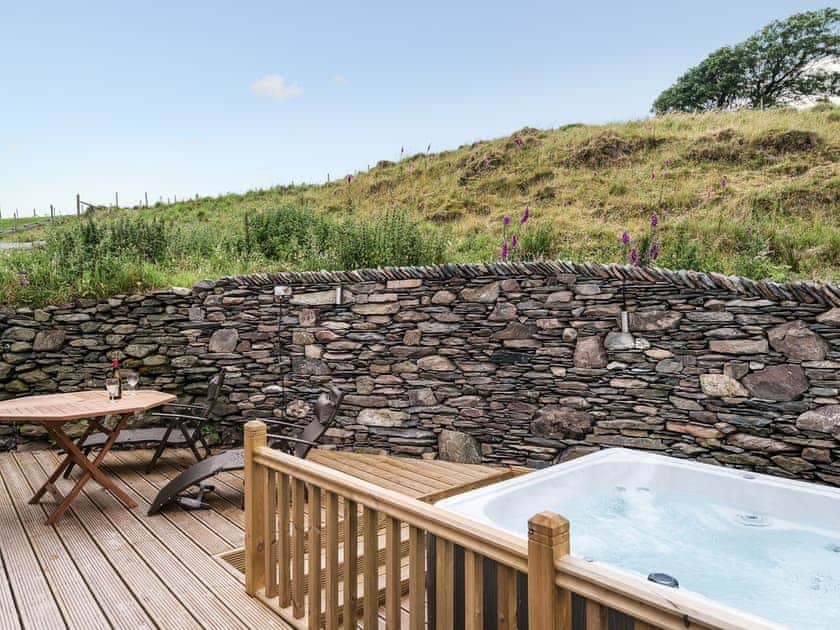 Hot tub | The Cottage - High Lowscales, Whicham Valley, near Millom